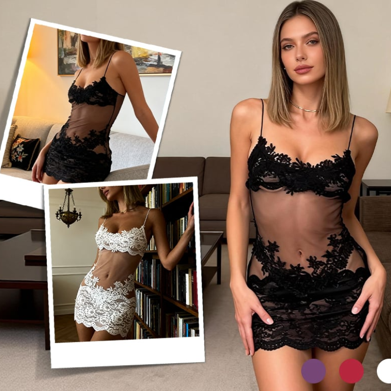 Icone™ LingerieSet 1+1 GRATIS - Geëmbroide Doorzichtige Kant Elegantie Lingerie Set