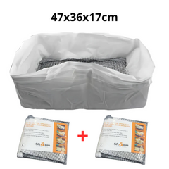 Catfri® WasteFilter 1+1 GRATIS: Herbruikbare Katten Zwerfafval Voeringen Voor Het Verwijderen Van Afval