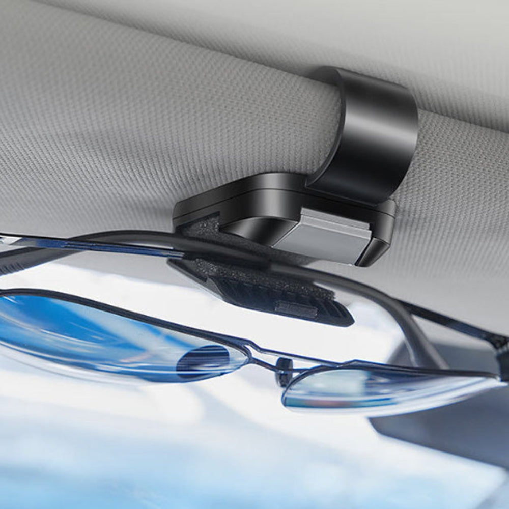 GlideHold® SunglassHolder 1+1 GRATIS: Hoogwaardig Beveiligd GemakkelijkeToegang Zonnebril Houder