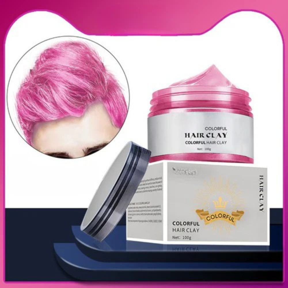 Rose® ColorWax 1+1 GRATIS: Instant Levendigheid Snel-Toepassen Afwasbaar Tijdelijk Haar Kleur Wax