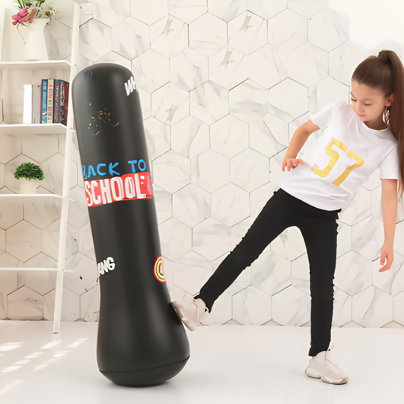 Kletshuts™ InflatableBoxing: Opblaasbare Bokszak Voor Trainingsdoeleinden
