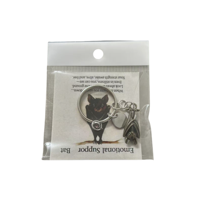 BatKeychain 1+1 GRATIS: Dagelijks Stijl Spooky Vleermuis Bedel Sleutelhanger