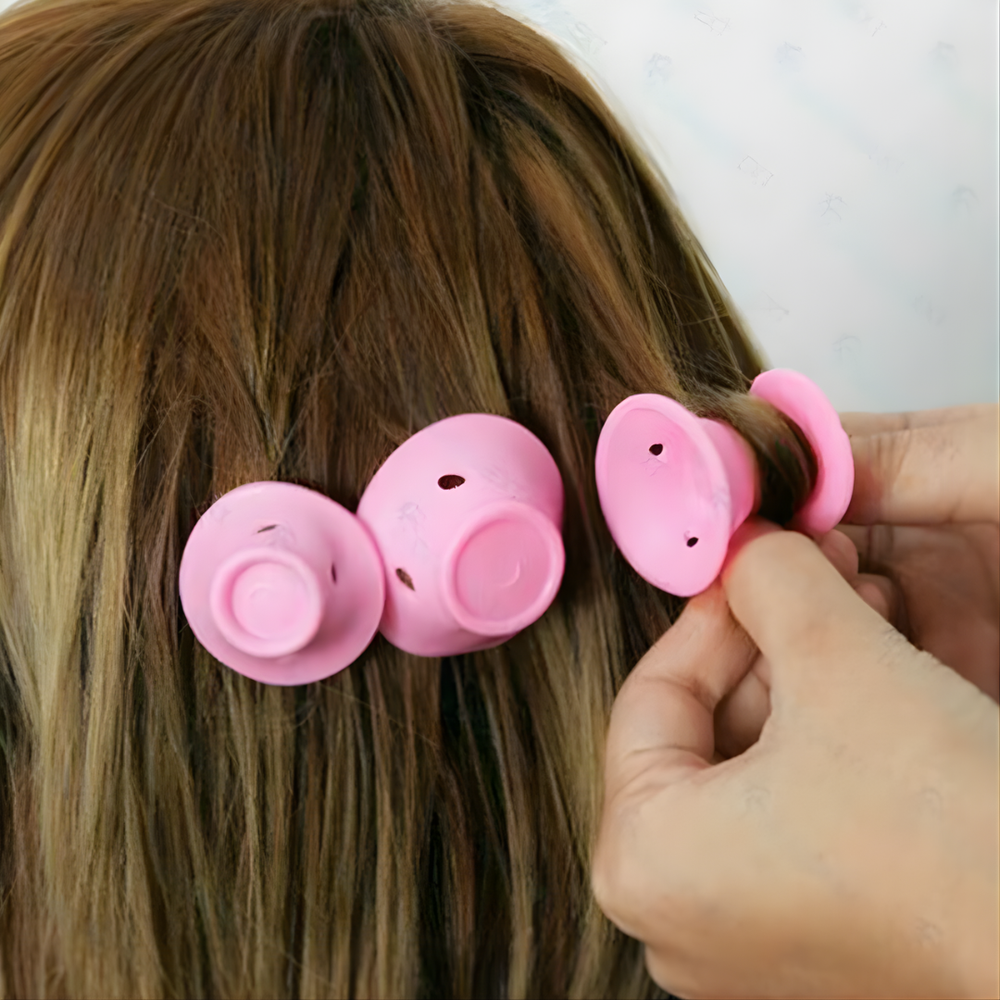 Rose® HeatlessCurl: Zachte Eenvoudig-Naar-Gebruik Comfortabel Warmteloos Krul Staven