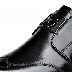 Happy™ ClassyShoes: Luxe Heren Leer Formeel Puntig Stijlvol Schoenen