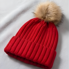 Icone™ CozyKnit 1+1 GRATIS: Ultra-Zachte Rekbare Gezellig Breisel Pom-Pom Muts
