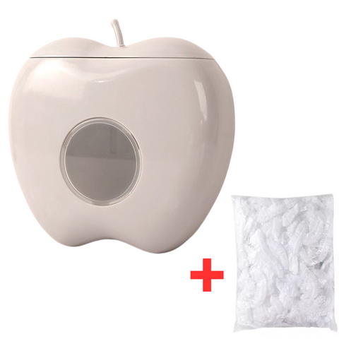 Globetrek° PlasticStorage 1+1 GRATIS (1 Apple Opslag Dispenser + 100 Stuks Plastic Wikkels GRATIS)