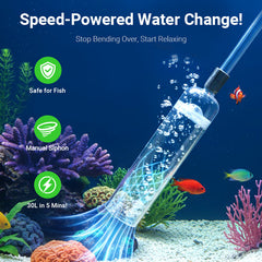 Cleaner Pro° AquariumVacuum: Eenvoudig Te Gebruiken Aquariumstofzuiger Voor Onderhoud
