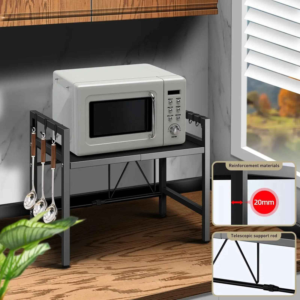 Globetrek° KitchenShelf: Multifunctionele Intrekbaar Keukenplank Opslag Voor Apparaten