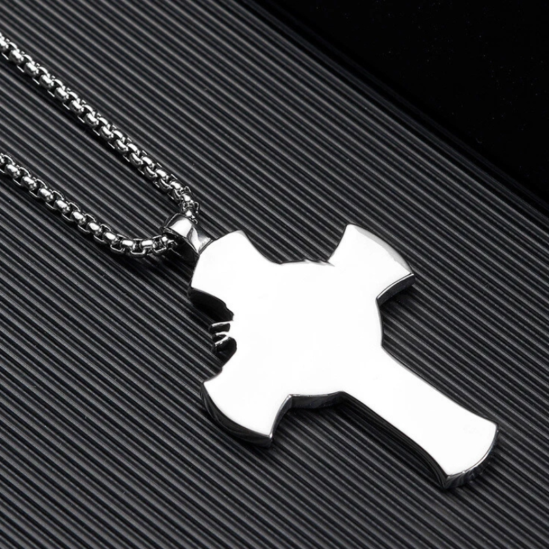 Jewelance™ CrossNecklace: INRI Christelijk Kruis Ketting