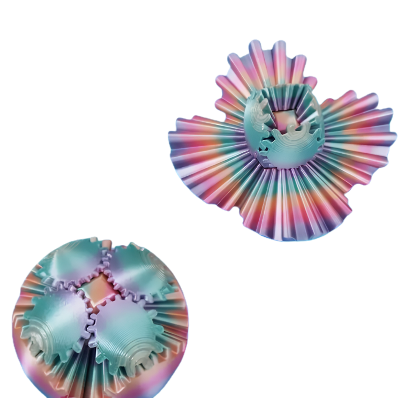Kletshuts™ GearBall 1+1 GRATIS - Stressverlichtende Gear 3D Geprinte Fidgetbal