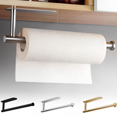 GlideHold® TowelHolder: Geen Boor Wandmontage Roestvrij Staal Rollen Handdoekhouder