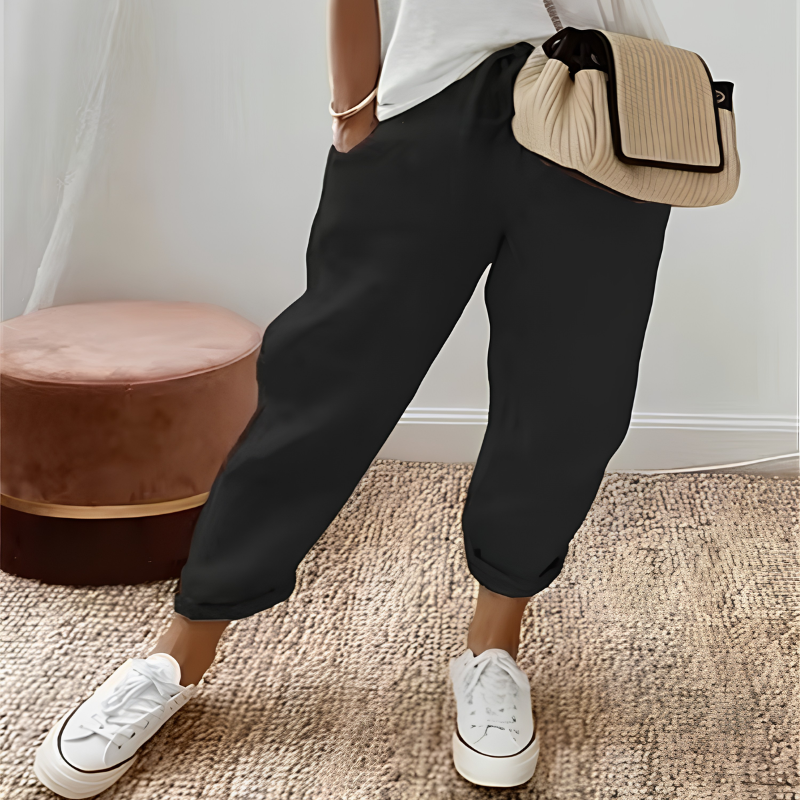 Icone™ DrawstringPants: Dames Elegante Zomer Toevallig Trekkoordbroek
