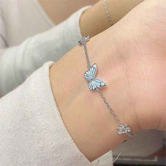 Jewelance™ GlowingButterfly 1+1 GRATIS: Mode Gloeiend Vlinder Ketting En Armband Set