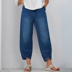Icone™ UniqueJeans: Unieke Asymmetrische Type Wijde Been Jeans