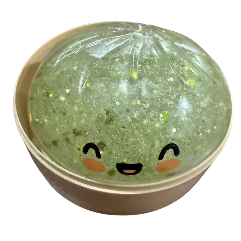 Kletshuts™ SquishyDumpling 1+1 GRATIS: Glitter Squishy Dumpling Sensorisch Knijp Speelgoed