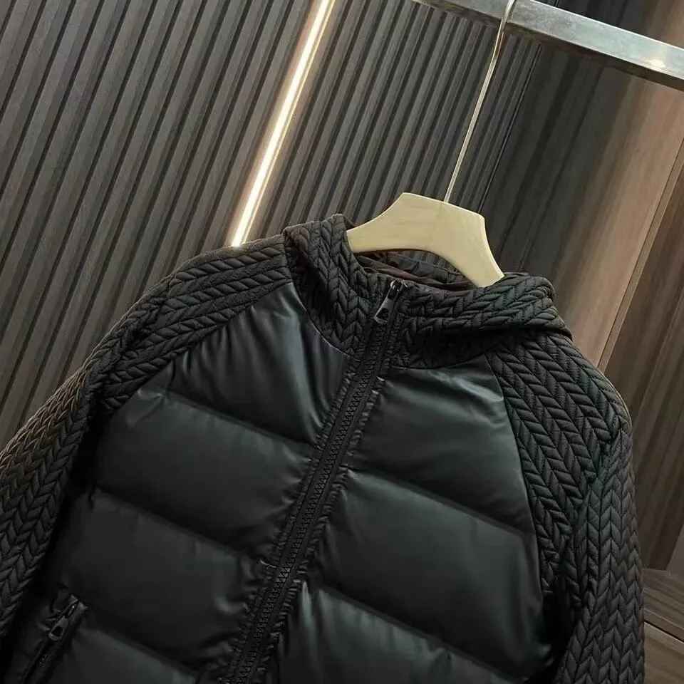 Icone™ WindbreakerJacket: Heren Capuchon Gewatteerde Windbreaker Jas