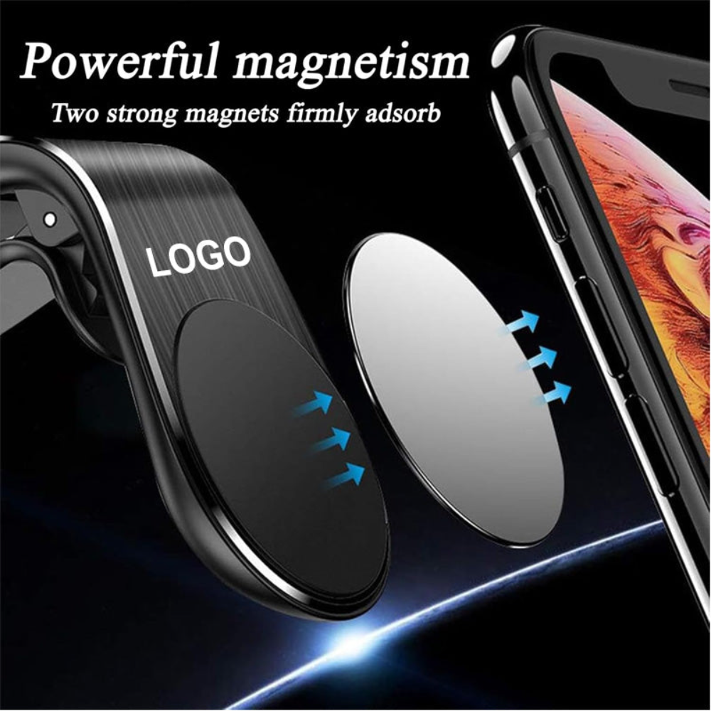 Holder360° MobileMount 1+1 GRATIS: Sterk Beveiligd Magnetisch 360° Rotatie Mobiel Bevestiging