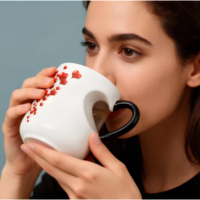 Globetrek° HeartMug: Kleurveranderende Keramische Thermochromische Hartmok