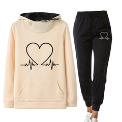 Icone™ MatchingSet: Twee-Delige Warme Hoodie En Joggingbroek Set