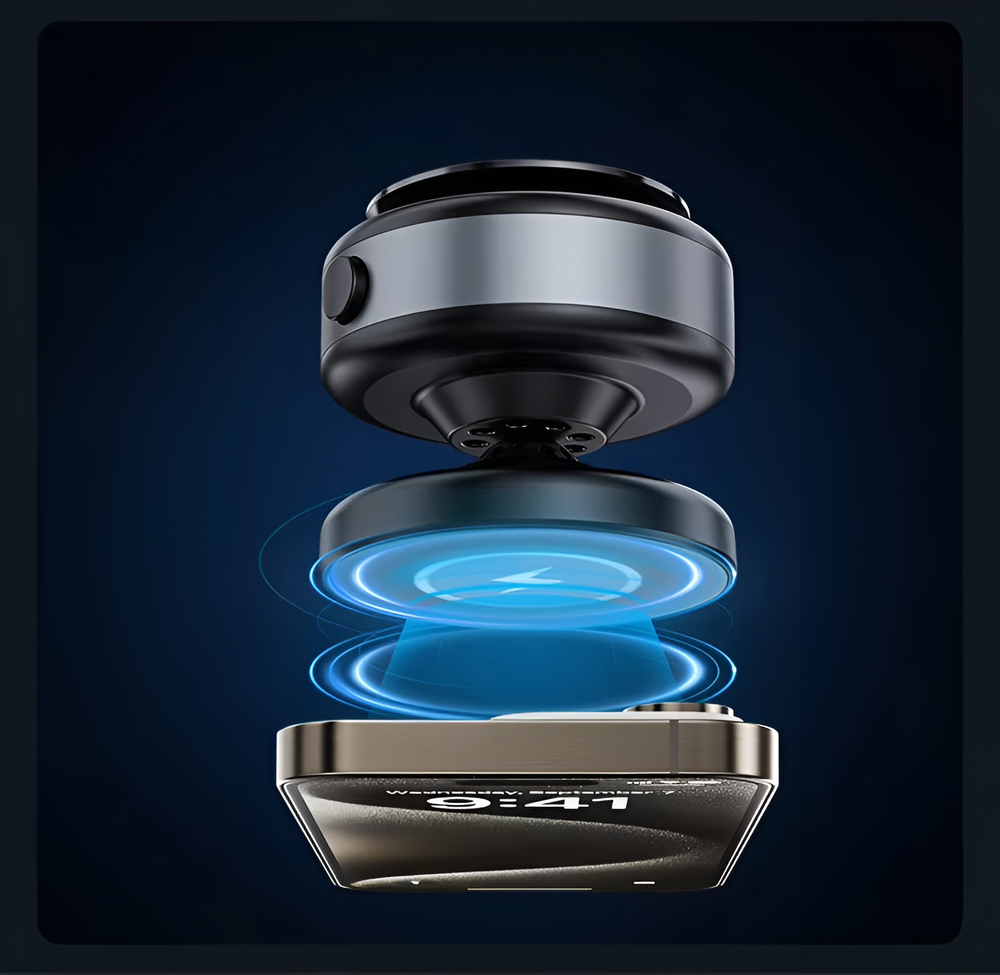 Holder360° SmartMount: Universele Vacuüm Magnetische Draaiende Auto Telefoon Slimme Montage