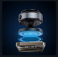 Holder360° SmartMount: Universele Vacuüm Magnetische Draaiende Auto Telefoon Slimme Montage