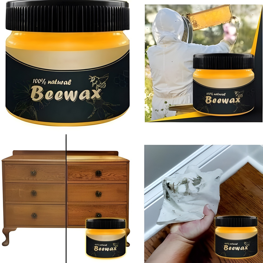 WaxPolish 1+1 GRATIS: Universele Meubel Honingbij Shine Oppervlakte Was Pools