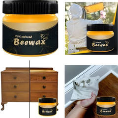 WaxPolish 1+1 GRATIS: Universele Meubel Honingbij Shine Oppervlakte Was Pools