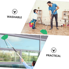 Cleaner Pro° BroomCover 2+2 GRATIS: Multifunctionele Wasbare Stofdoek Broom Cover