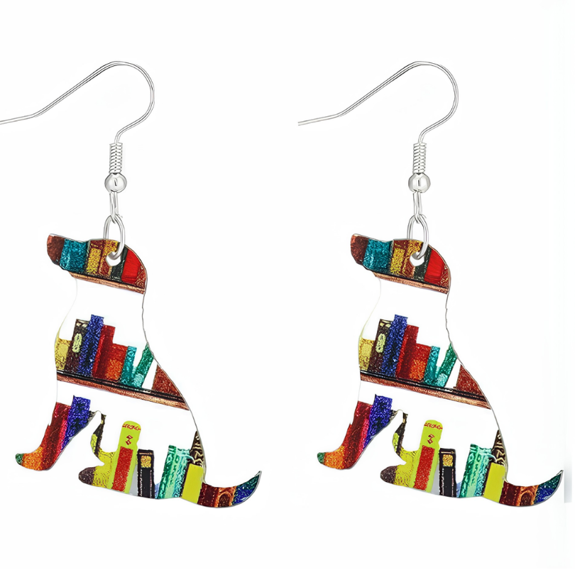 Jewelance™ BookEarrings 1+1 GRATIS: Stijlvolle Kleurrijke Retro Boek Oorbellen