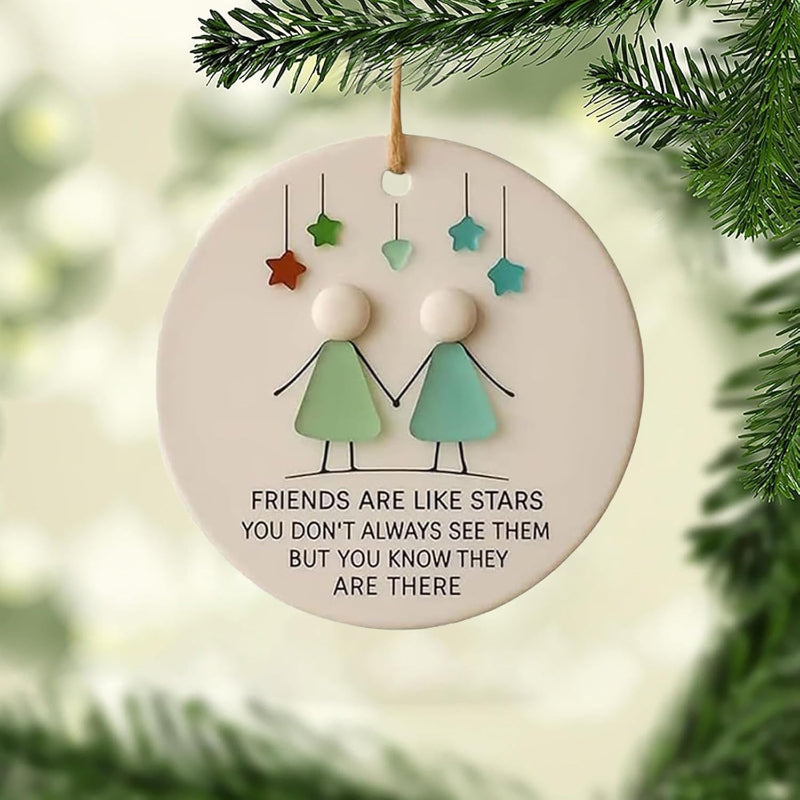 FriendshipOrnament: Charmant Betekenisvol Aandenken Vriendschap Ornament