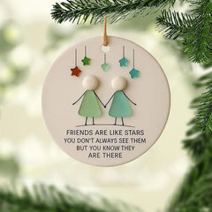 FriendshipOrnament: Charmant Betekenisvol Aandenken Vriendschap Ornament