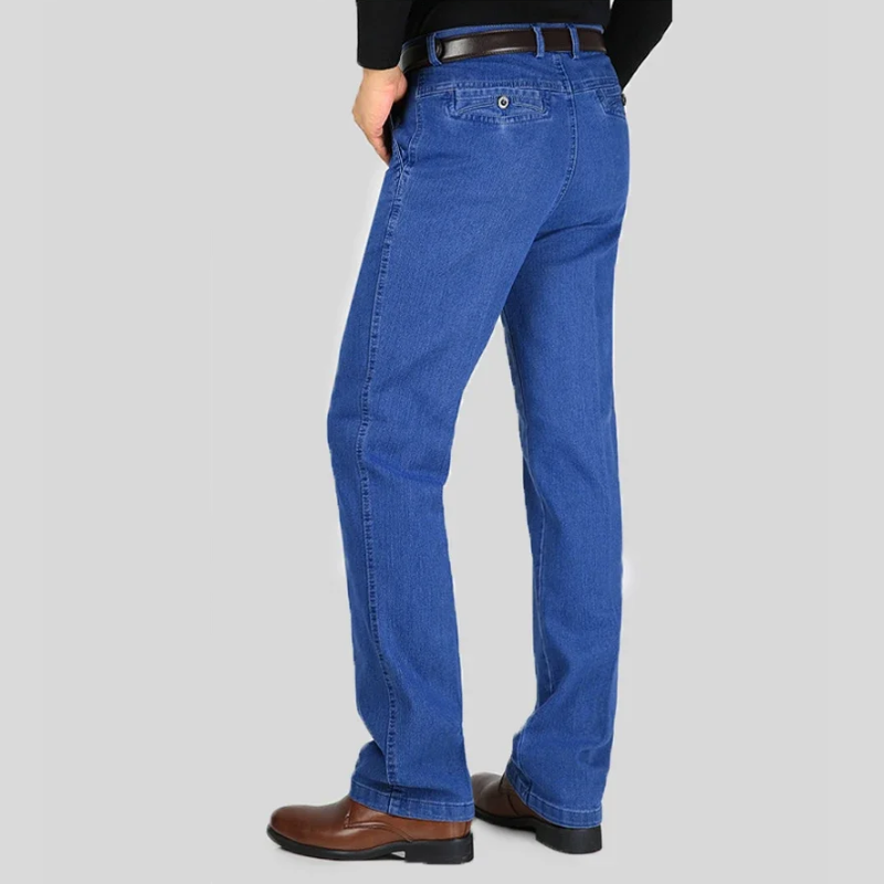 Icone™ RetroJeans: Heren Hoge Taille Toevallig Retro Jeans