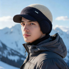 Icone™ EarflapBeanie 1+1 GRATIS: Dikke Gebreide Winter Muts Oorflap Bescherming