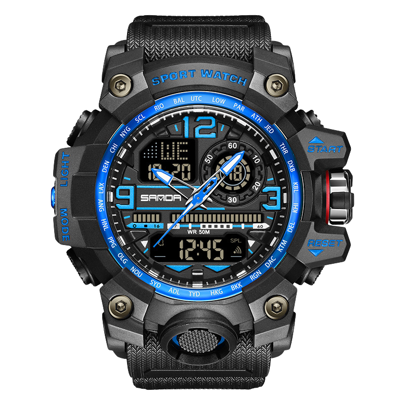 TacticalWatch - Multifunctionele Digitale Tactische Outdoor Sporthorloge