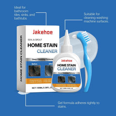 Cleaner Pro° StainSolution 1+1 GRATIS: Zwaar-Plicht Multi-Oppervlak Vlekkenoplossing Met Schrobborstel