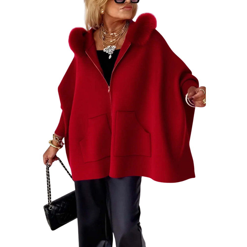 Icone™ LooseJacket: Elegante Knus Capuchon Warme Losse Jas