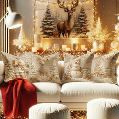 ChristmasCovers – Premie Elegant Wit Hoofdkussen Kerst Hoezen