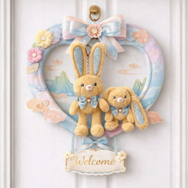Kletshuts™ StuffedToy: Pluche Sleutelhanger Oortjes En Benen