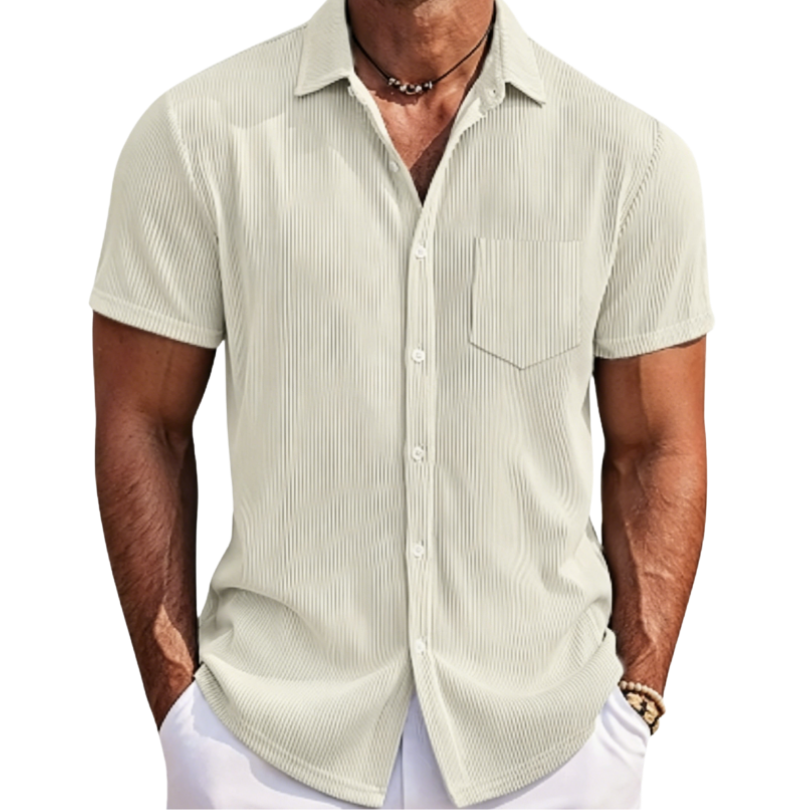 Icone™ StreetwearShirt: Comfortabel Stijlvol Heren Korte Mouw Casual Streetwear Shirt