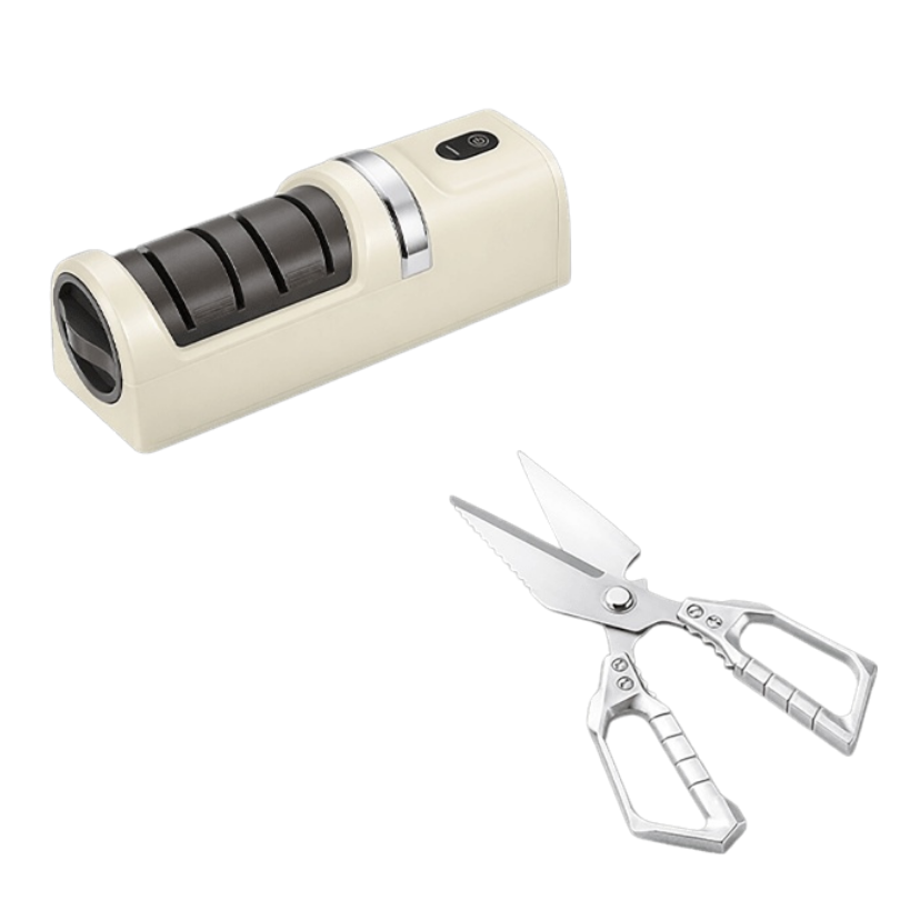 Globetrek° EdgeSharpener: Elektrisch Snel Verscherping Systeem Zacht Rand Finish Hulpmiddel