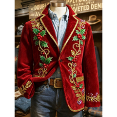 Icone™ VintageJacket: Stijlvol Heren Casual Klassiek Vintage Jas