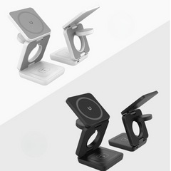 Holder360° MultiCharger: Multifunctioneel Opvouwbaar Magnetisch Oplaad Standaard