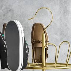 Globetrek° ShoeOrganizer: Stapelbare Verticale Ruimtebesparende Schoenenorganizer Standaard