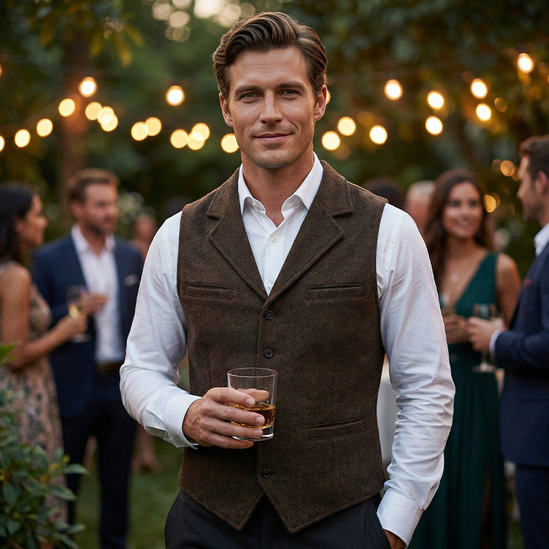 Icone™ MensVest - Klassiek En Elegant Slim Fit Formeel Vest Voor Mannen