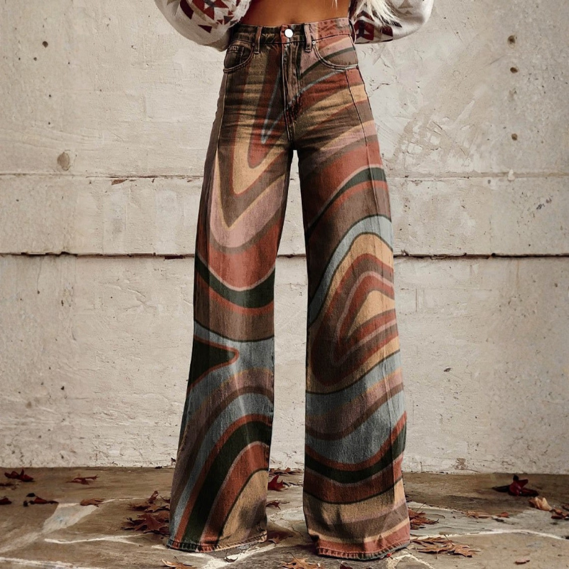 Icone™ TrendyJeans - Modieuze Wijde Pijpen Trendy Jeans