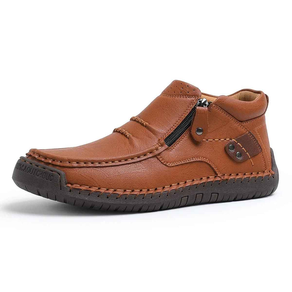 Happy™ ClassyBoots: Heren Stijlvol Gemakkelijk Instapper Retro Stijlvol Laarzen