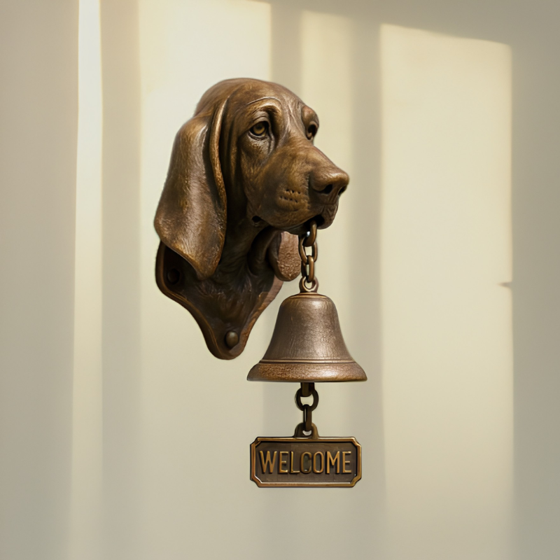 DogDoorbell – Charmante Rustieke En Vintage Stijl Decor Welkom Thuis Honddeurbel