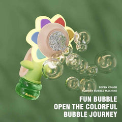 Kletshuts™ SunflowerBubble - Automatische Zonnebloem Bubbel Blazer Machine Speelgoed