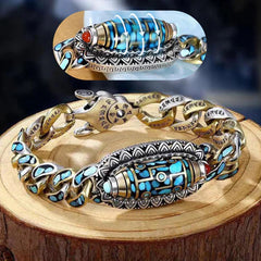 Jewelance™ MantraBracelet – Draaibaar Tijdloos Symbolisch Mantra Armband