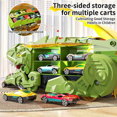 Kletshuts™ DinoPlayset: Dino Slikken Voertuig Spoor Auto Kinderen Spelen Set